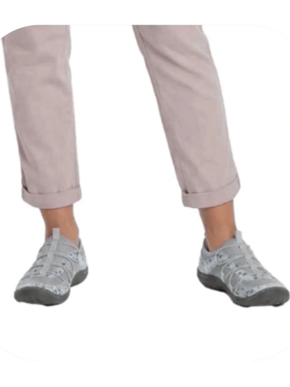 JBU by Jambu size 11 Brandi memory foam grey floral Casual Slip-On Shoe